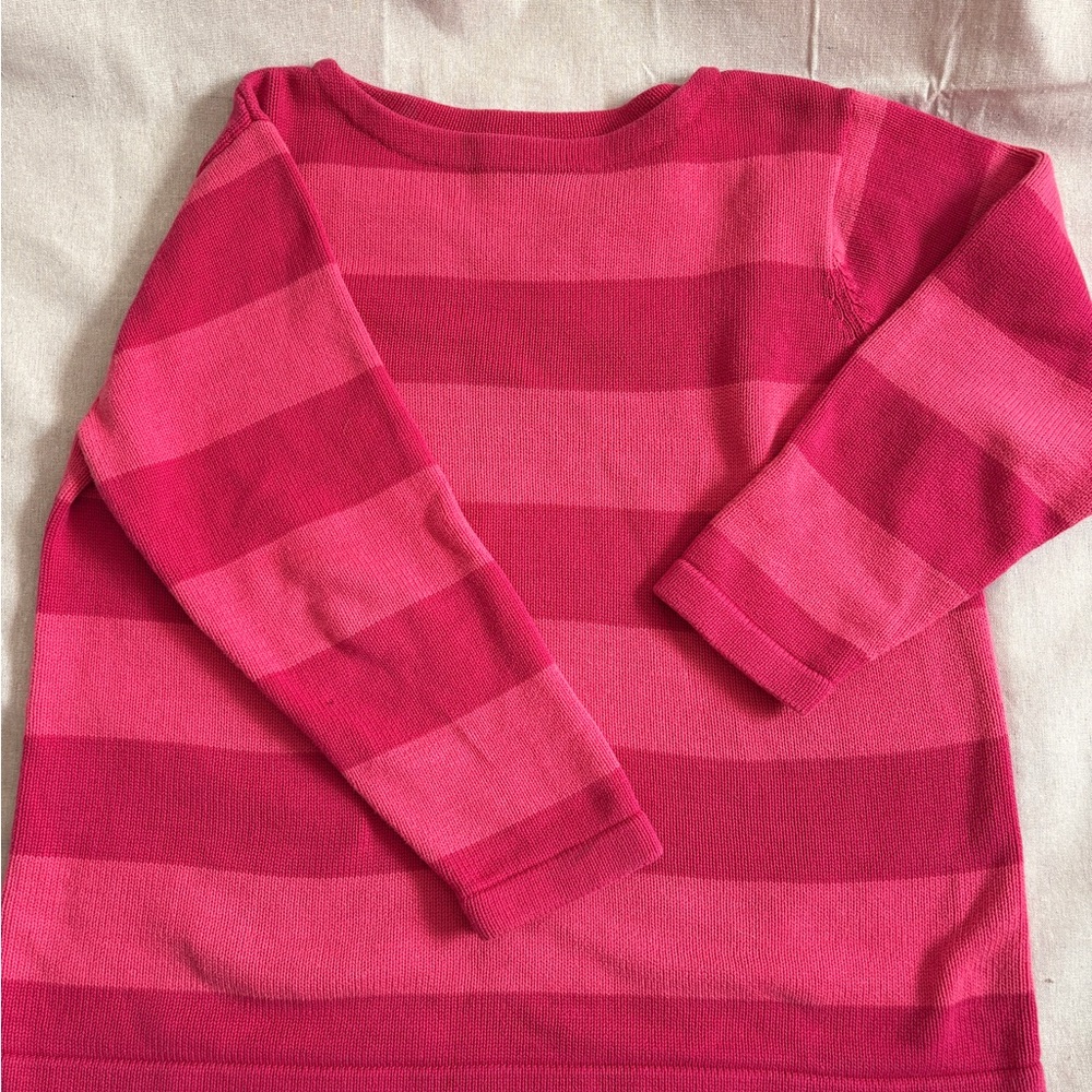 Lauren Ralph Lauren Y2K Pink Striped Cotton Sweater – 2X